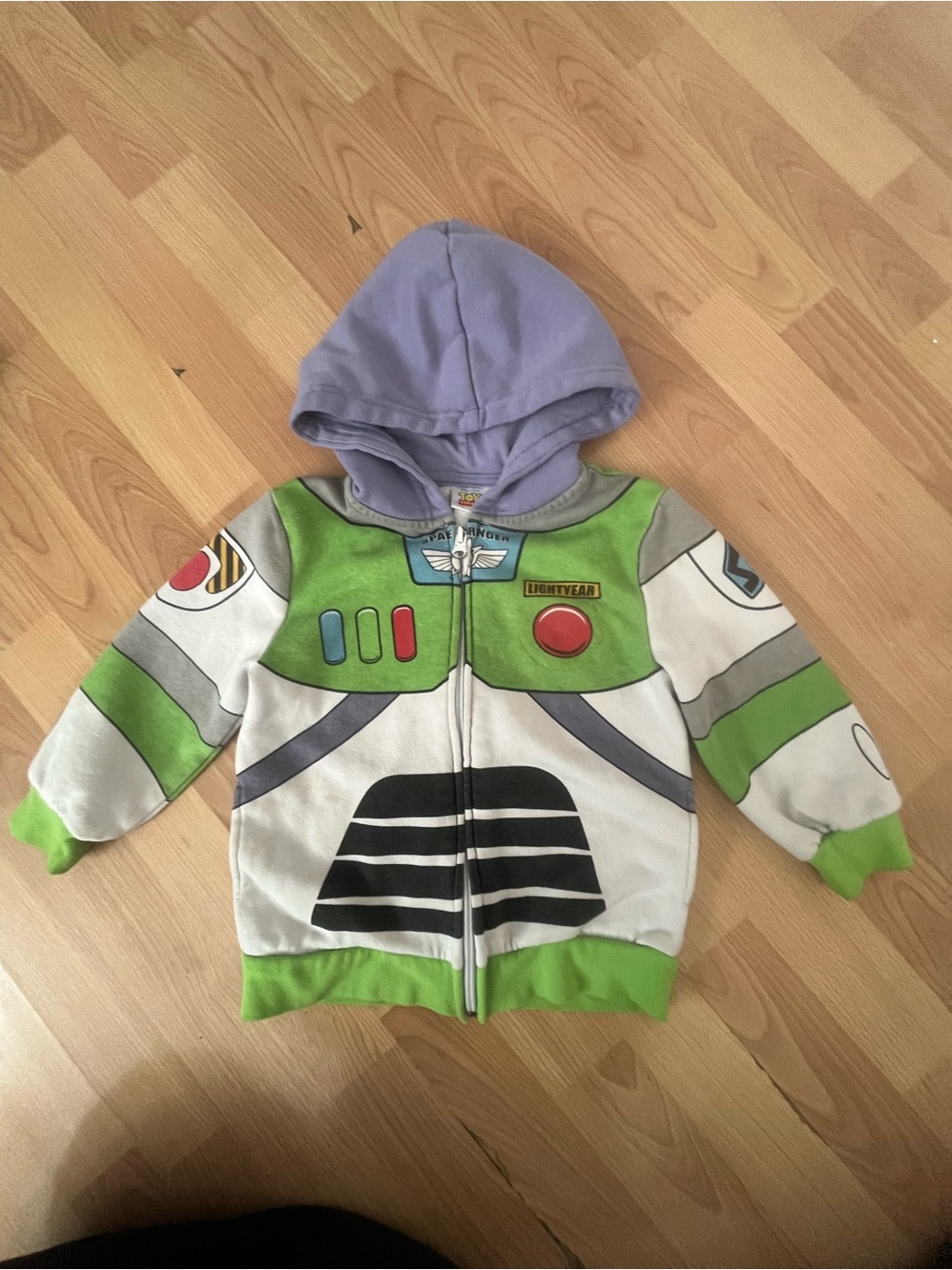 Disney Pixar Buzz Lightyear Zip-Up Hoodie